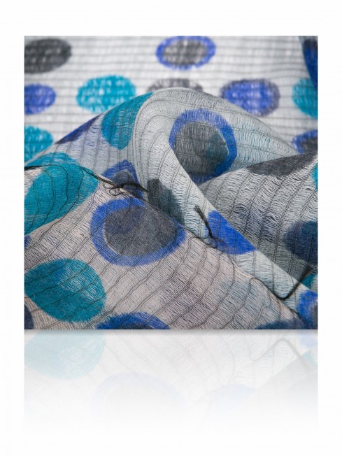 Палантин Женский SW-POLKA/BLUE